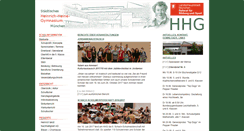 Desktop Screenshot of hhg-muenchen.de